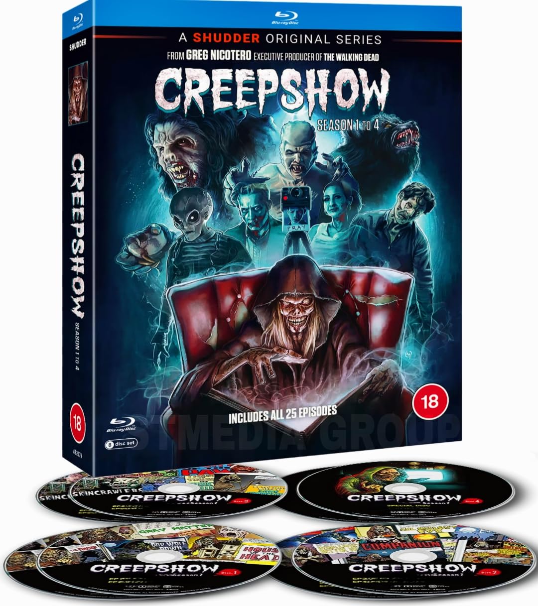 Creepshow Complete Season 1-4 Collection 8-Disc Box Set Review