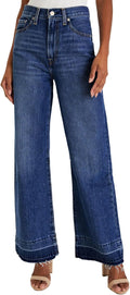 Astylish Women's High Waisted Wide Leg Jeans - Flattering Stretchy Fit