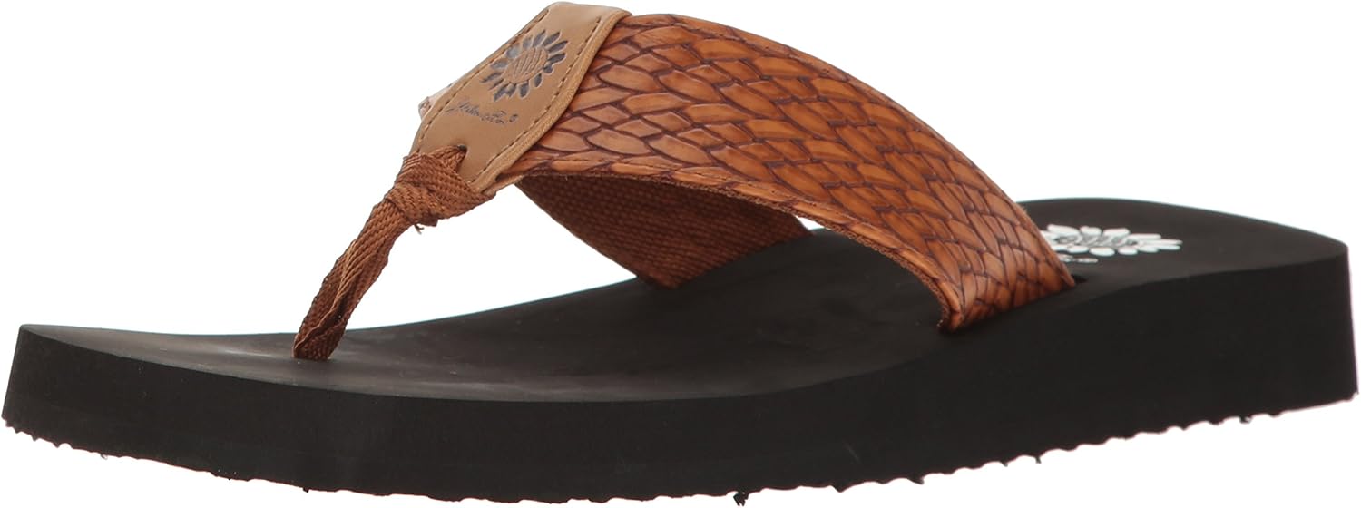 Yellow Box Women's Flax Wedge Sandal: Comfort and Style Combined