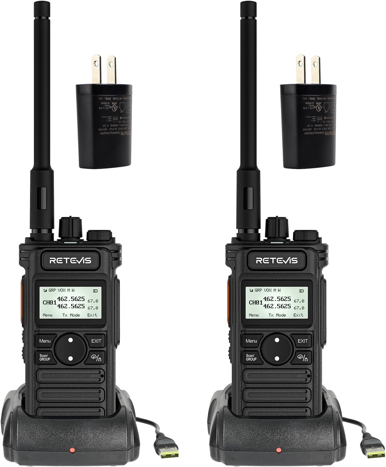 Retevis RT86S Long Range Walkie Talkie for Camping and Hunting