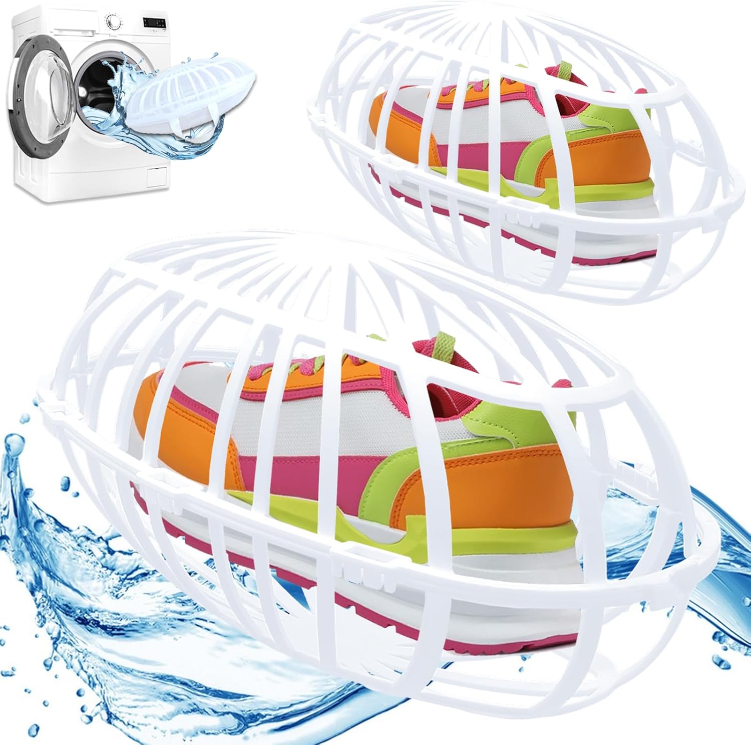 Child Shoe Washing Bag - Keep Shoes Clean & Protected! Size 6.5