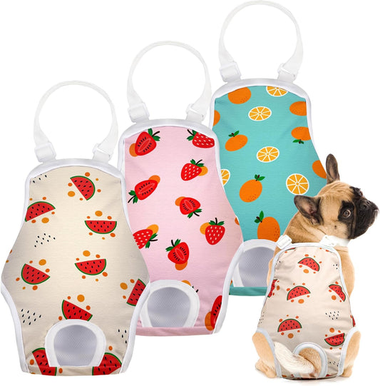 Adjustable Suspender Dog Diapers - Stay Leakproof!