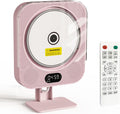 Kpop Pink CD Player Desktop and Wall CD Player - Cute Bluetooth Radio