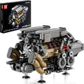 W16 Engine Kit Buildable Replica - Visible Twin V8 Mechanics