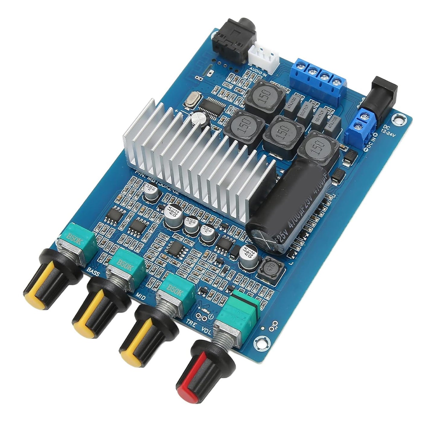Yoidesu Bluetooth Amplifier Board: 50Wx2 Stereo Power