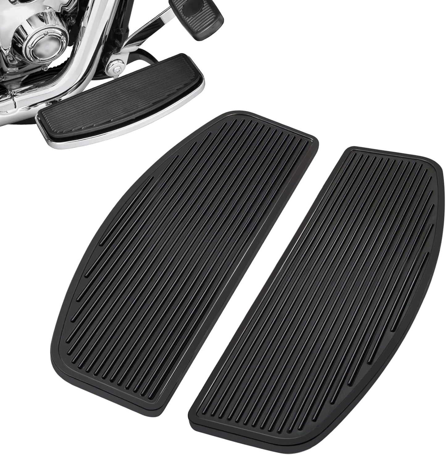 PBYMT Front Footboard Rubber Insert for Harley Touring Models