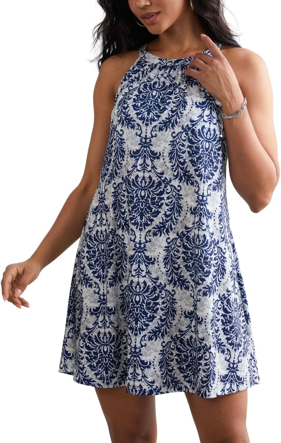 ANYFITTING Summer Dress with Built in Bra for Casual Beach Wear