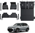 Floor Mats Set for 2019-2026 BMW X5 G05 (5 Seats) - Full Coverage TPE