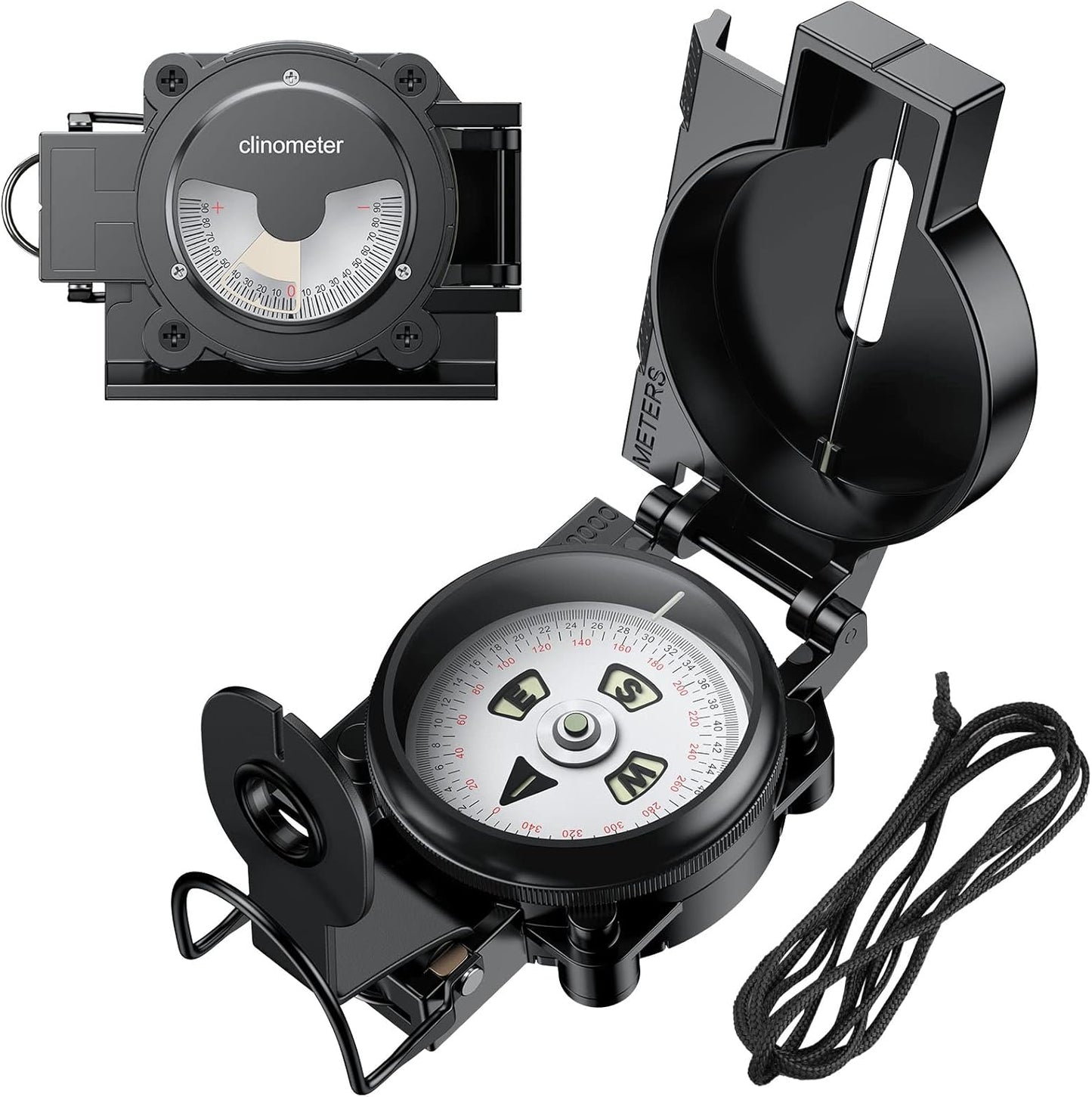 High-intensity Military Compass for Outdoor Adventures