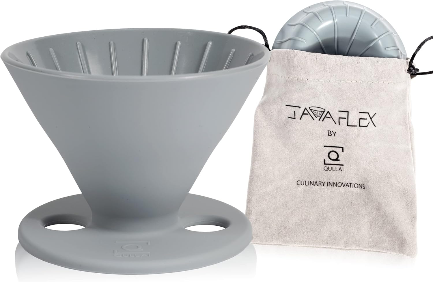 JavaFlex Foldable Pour Over Coffee Maker - Uses #2 V60 Filters