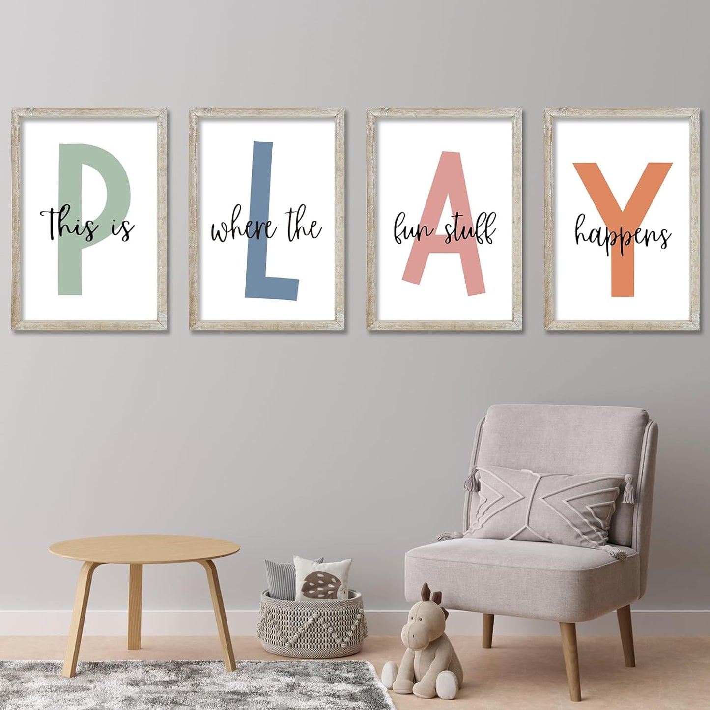 This Is Where The Fun Stuff Happens Kids Playroom Wall Art