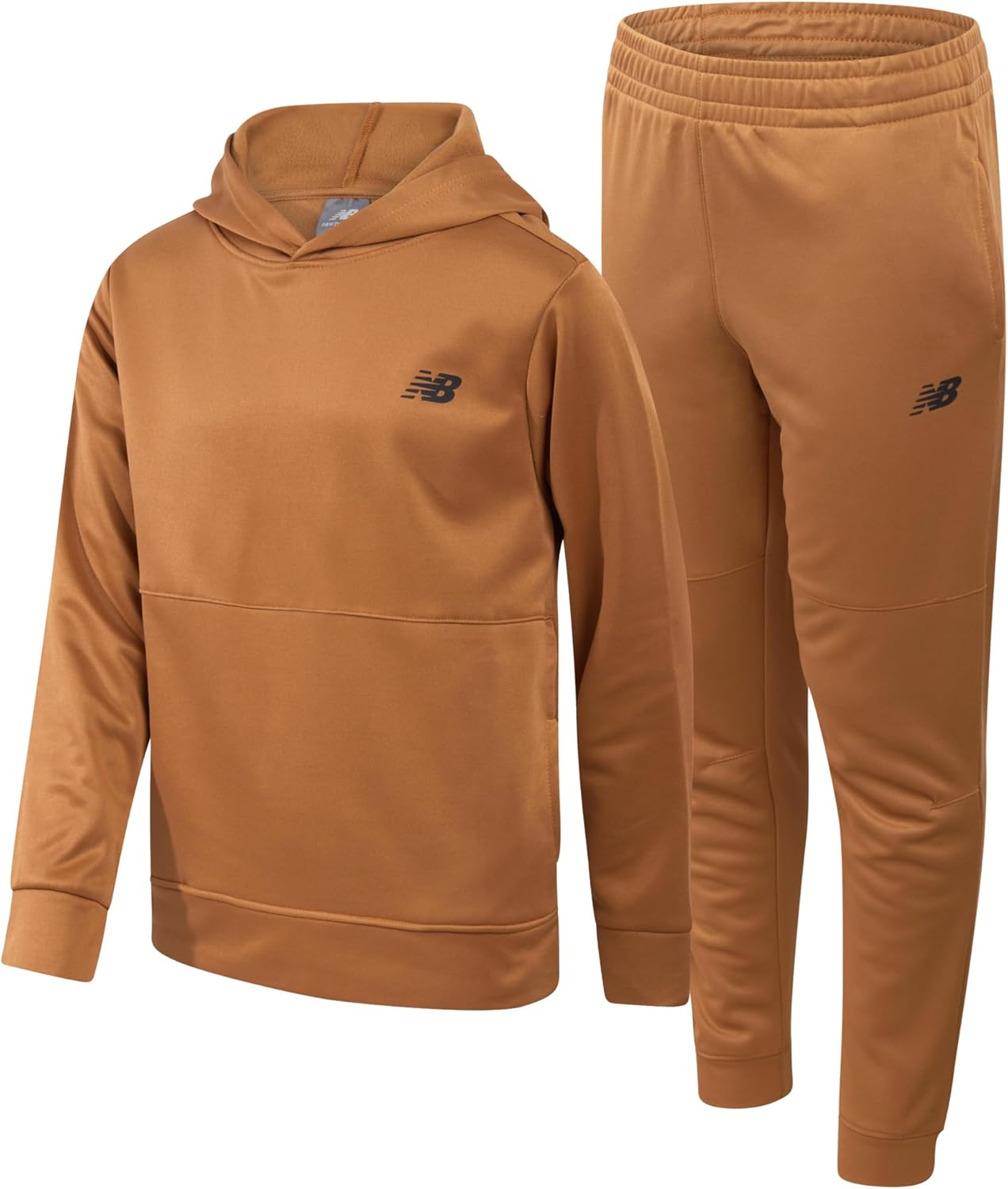 New Balance Boys Sweatsuit Set - Cozy Fleece Hoodie and Joggers