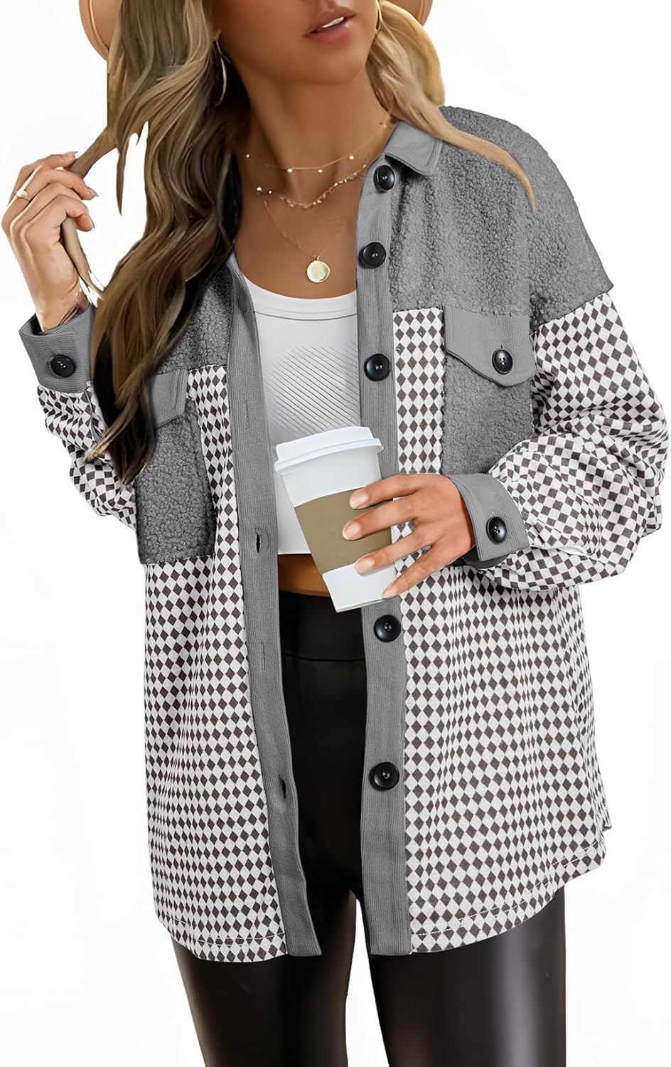 SHEWIN Shackets for Women: Stylish and Warm Fall Jackets