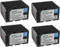 Kastar 4-Pack BN-VC296G 7.4V 10500mAh Li-ion Battery Replacement