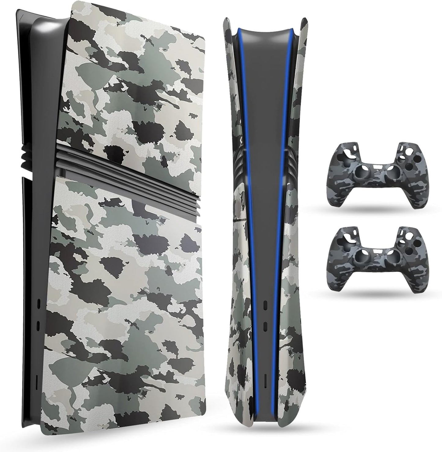 PEYANZ Faceplate for PS5 Pro Digital Edition with Camo Covers