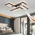 Modern LED Ceiling Lights 26in Dimmable Square Light - Remote Control