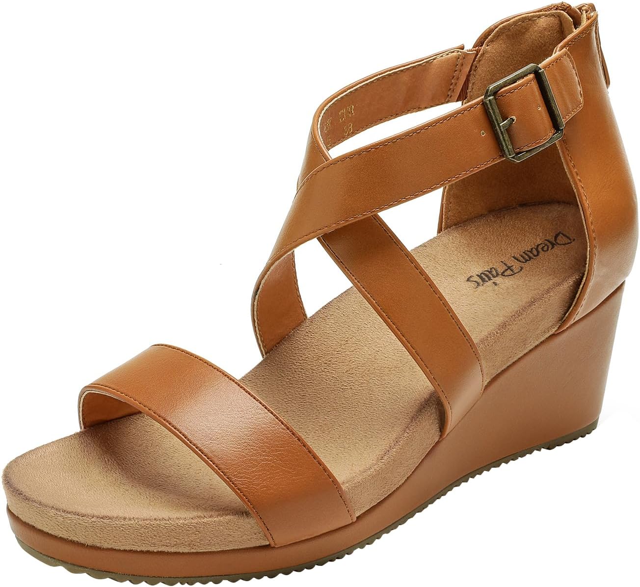 DREAM PAIRS Women's Open Toe Buckle Ankle Strap Sandals Review