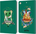 Harry Potter Leather Wallet Case with Slytherin Deathly Hallows Design