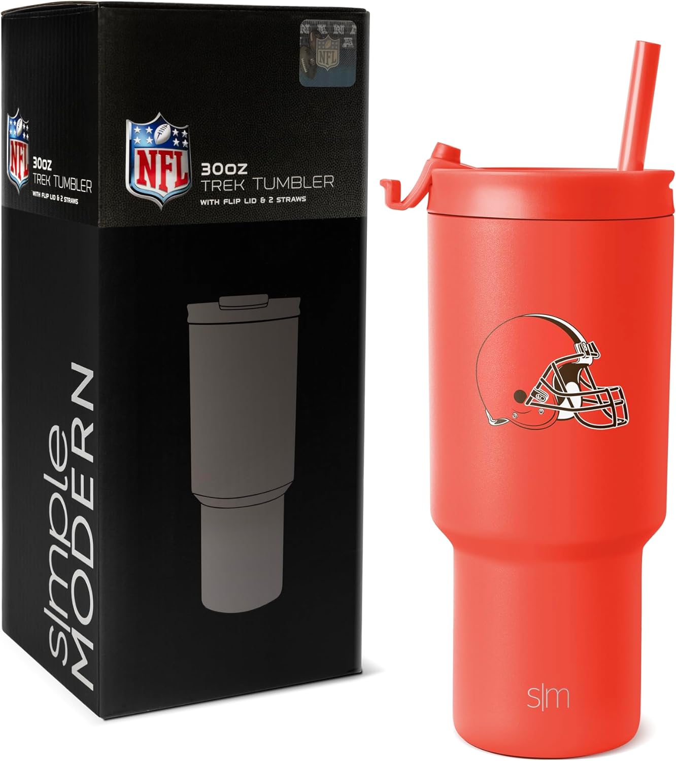 Cleveland Browns 30 oz Tumbler with Flip Lid and Straws Review