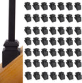 Iron Baluster Shoes Slant Shoe with Screw for 1/2in Balusters - Set