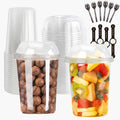 Disposable Food Containers With Lids 50 Pack 32oz - Clear Takeout