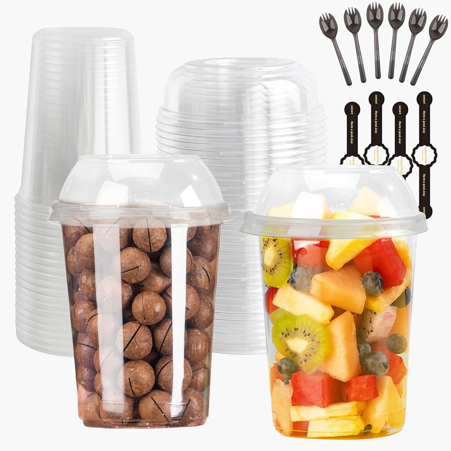 Disposable Food Containers With Lids 32oz For Meal Prep