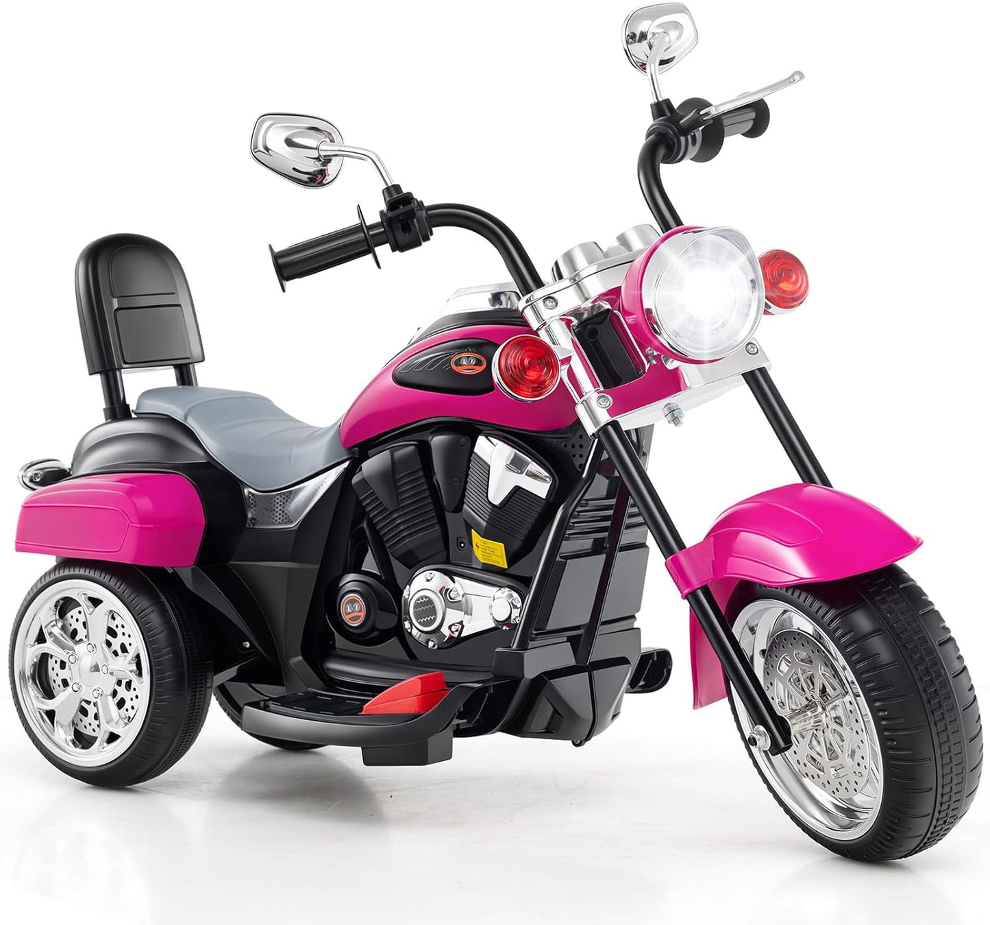 HONEY JOY Kids Motorcycle - 6V Ride On Toy for Toddlers