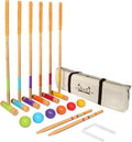 GoSports Six Player Croquet Set for All Ages - Fun for Everyone
