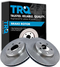 TRQ Front Brake Rotors Set Vented Compatible with Chrysler 300