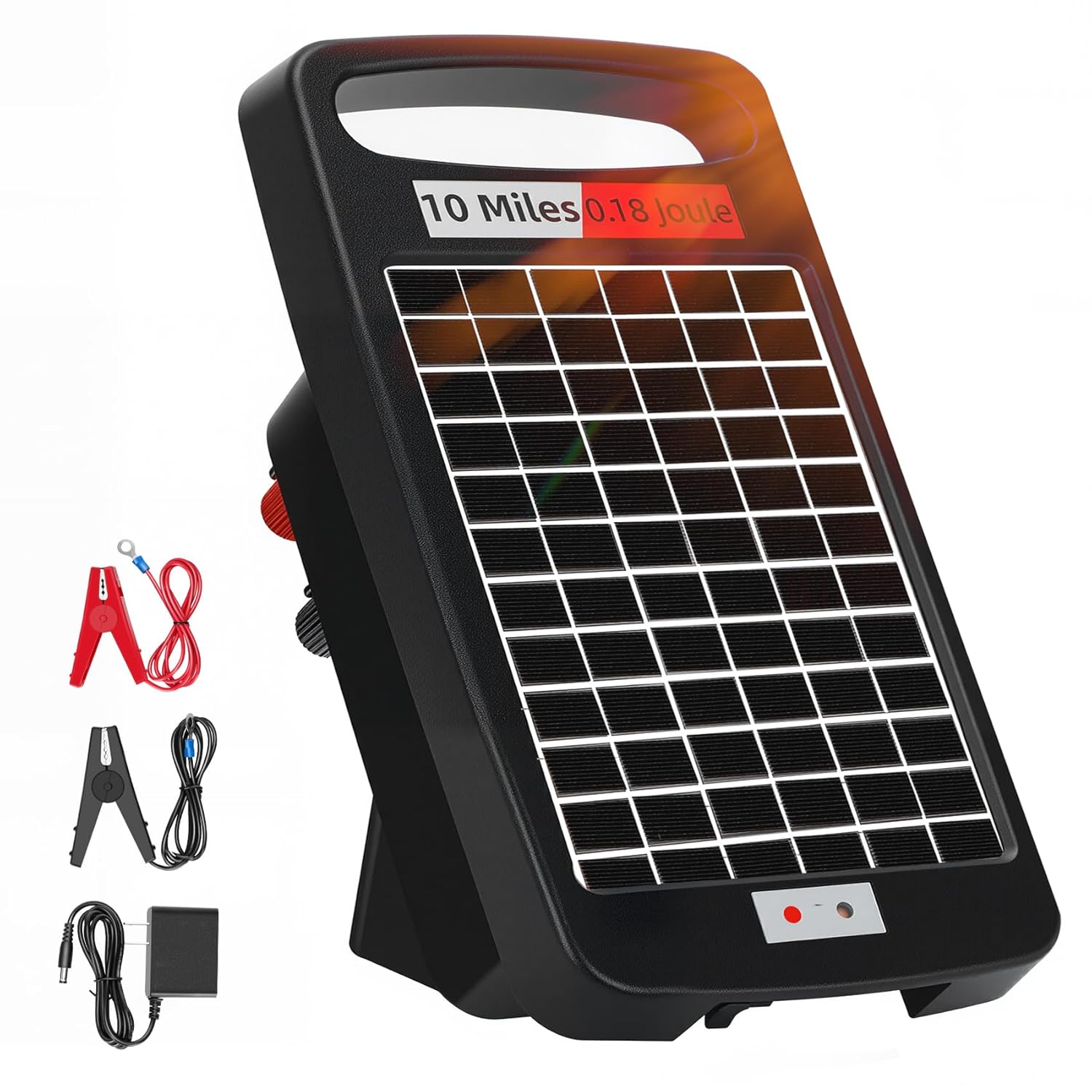 10 Miles Solar Electric Fence Charger for Ultimate Protection