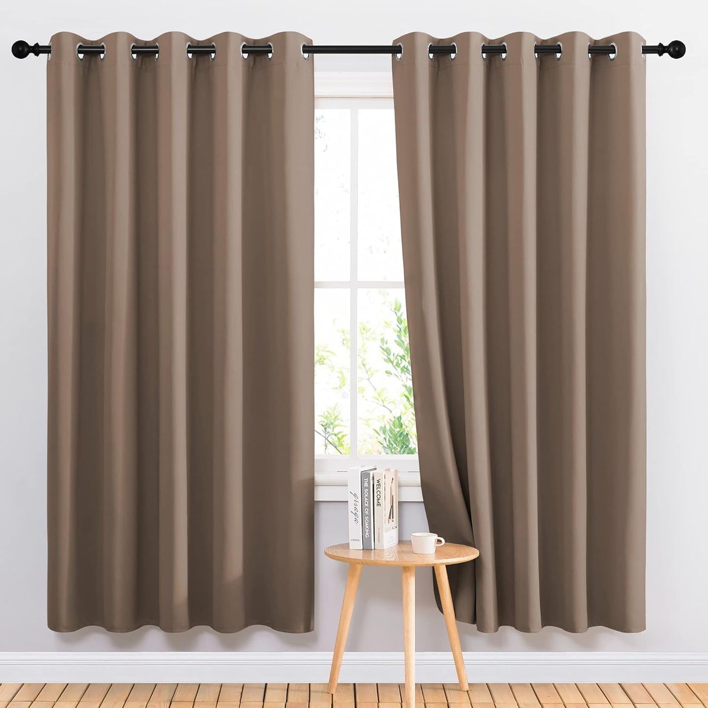 NICETOWN Kitchen Blackout Curtains for Energy Efficiency and Style