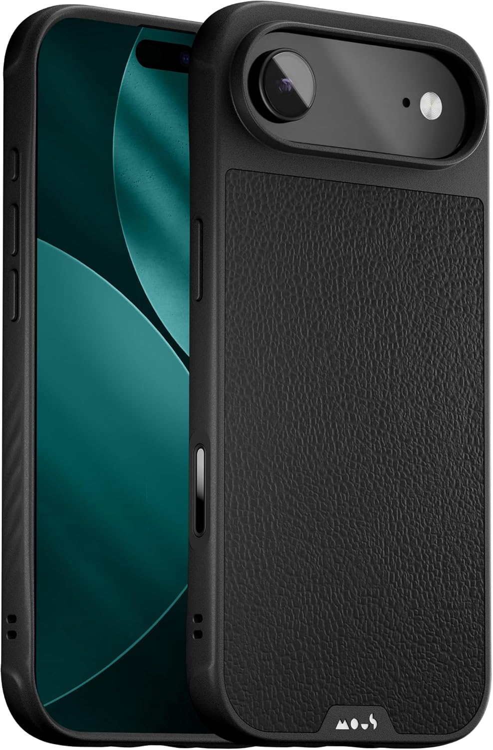 Mous iPhone Air Case - Limitless Black Leather Protection