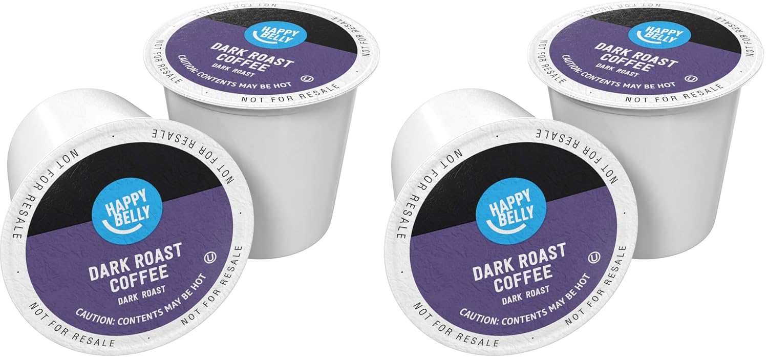 Happy Belly Dark Roast Coffee Pods for Keurig 2.0 Brewers