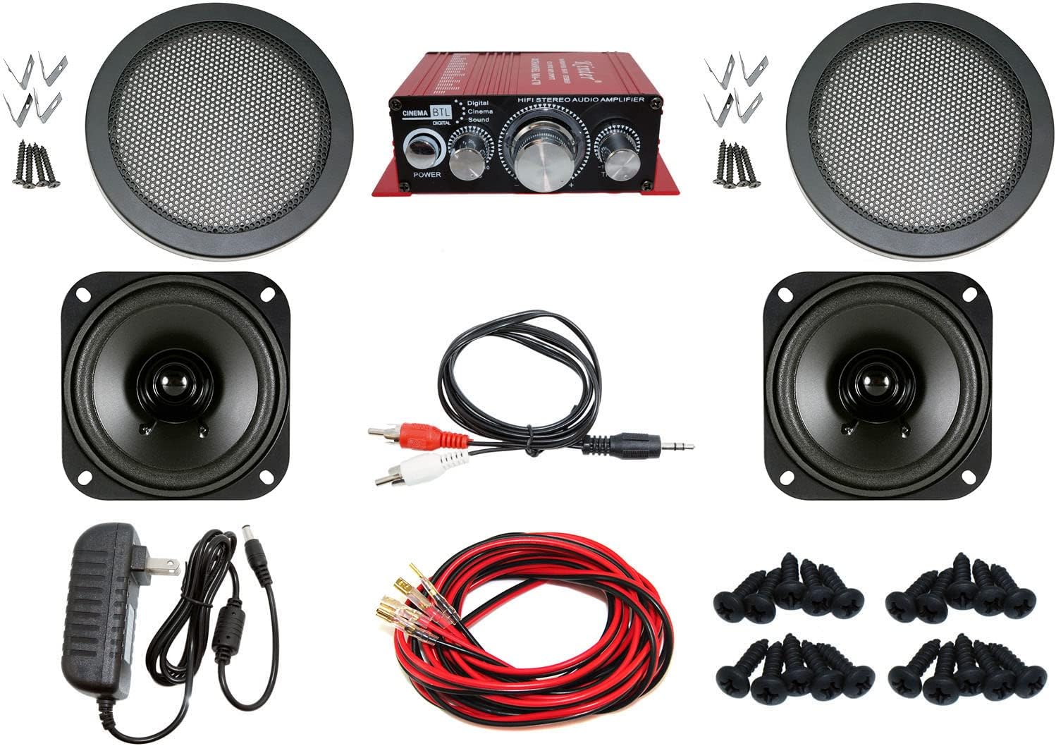 Audio Kit for Arcade Game and Virtual Pinball Machine Setup