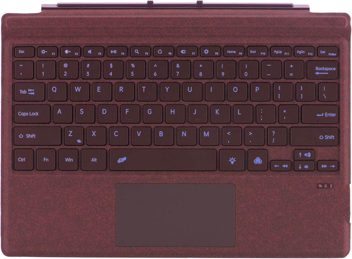 Type Cover for Microsoft Surface Pro 7+ and Pro 6 - Burgundy