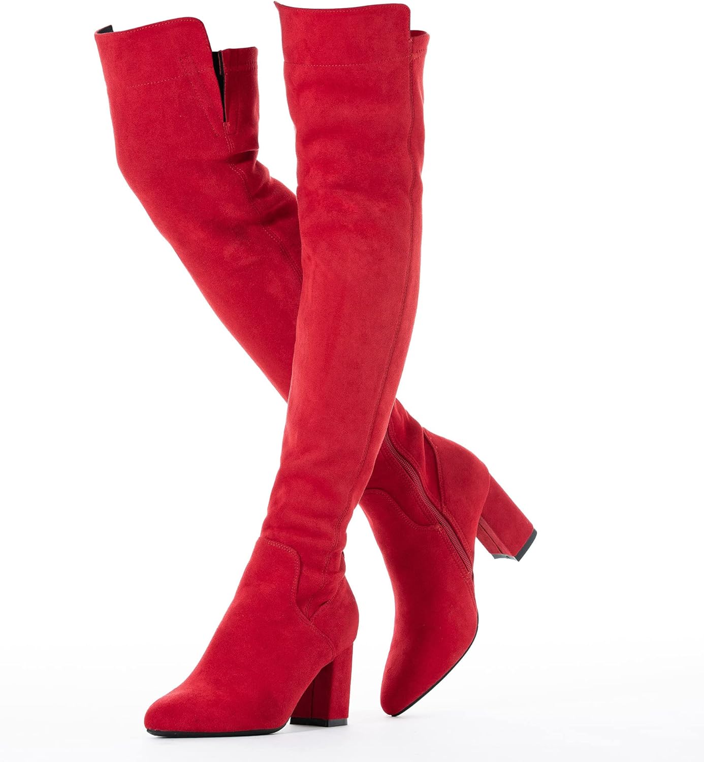 Over The Knee Boots for Women: Stylish Comfort in Black Suede