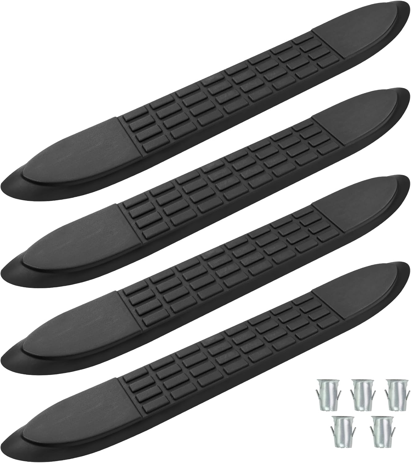 Nerf Bar Replacement Pads for 3in Round Tubes - Durable Set