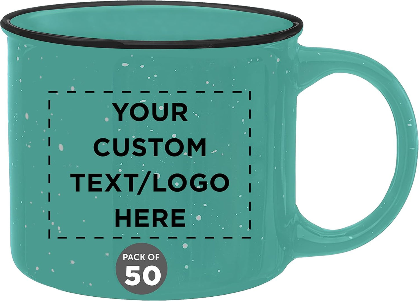 Custom Ceramic Campfire Coffee Mugs Set of 50 for Every Occasion