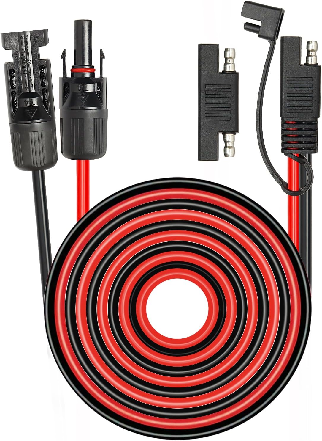 30FT 10AWG Solar Panel to SAE Adapter Cable for RV Use
