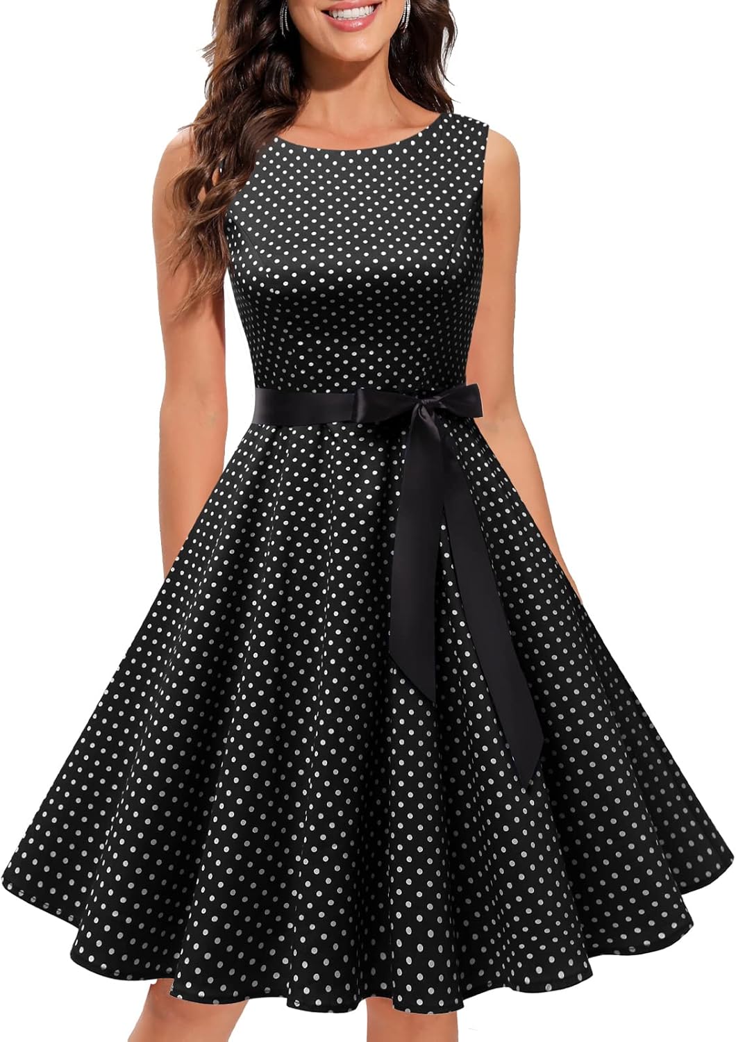 Gardenwed Womens Sleeveless Vintage Cocktail Dress for All Occasions