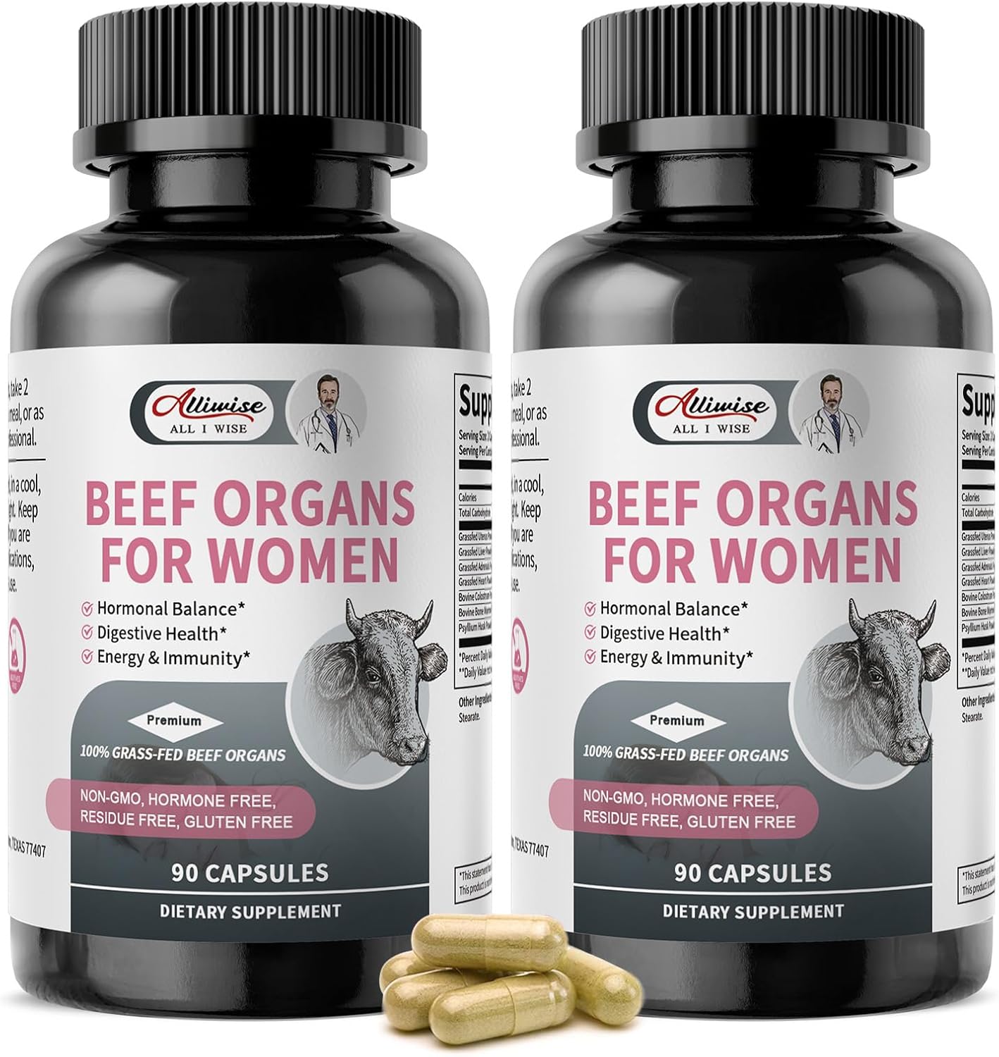 Beef Organ Supplement for Women - Nutritional Harmony and Energy