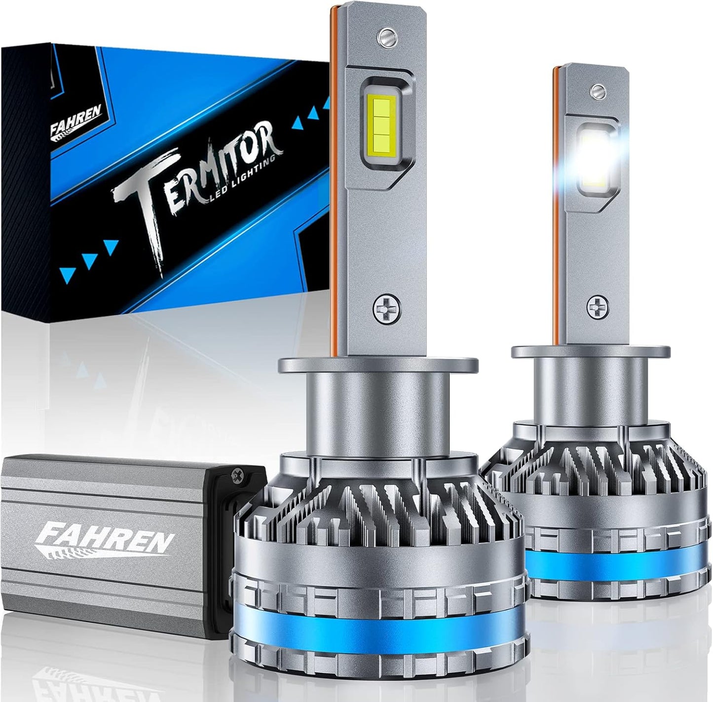 FAHREN H1 Fog Bulbs: 120W 80000LM Bright Tire Lights Upgrade