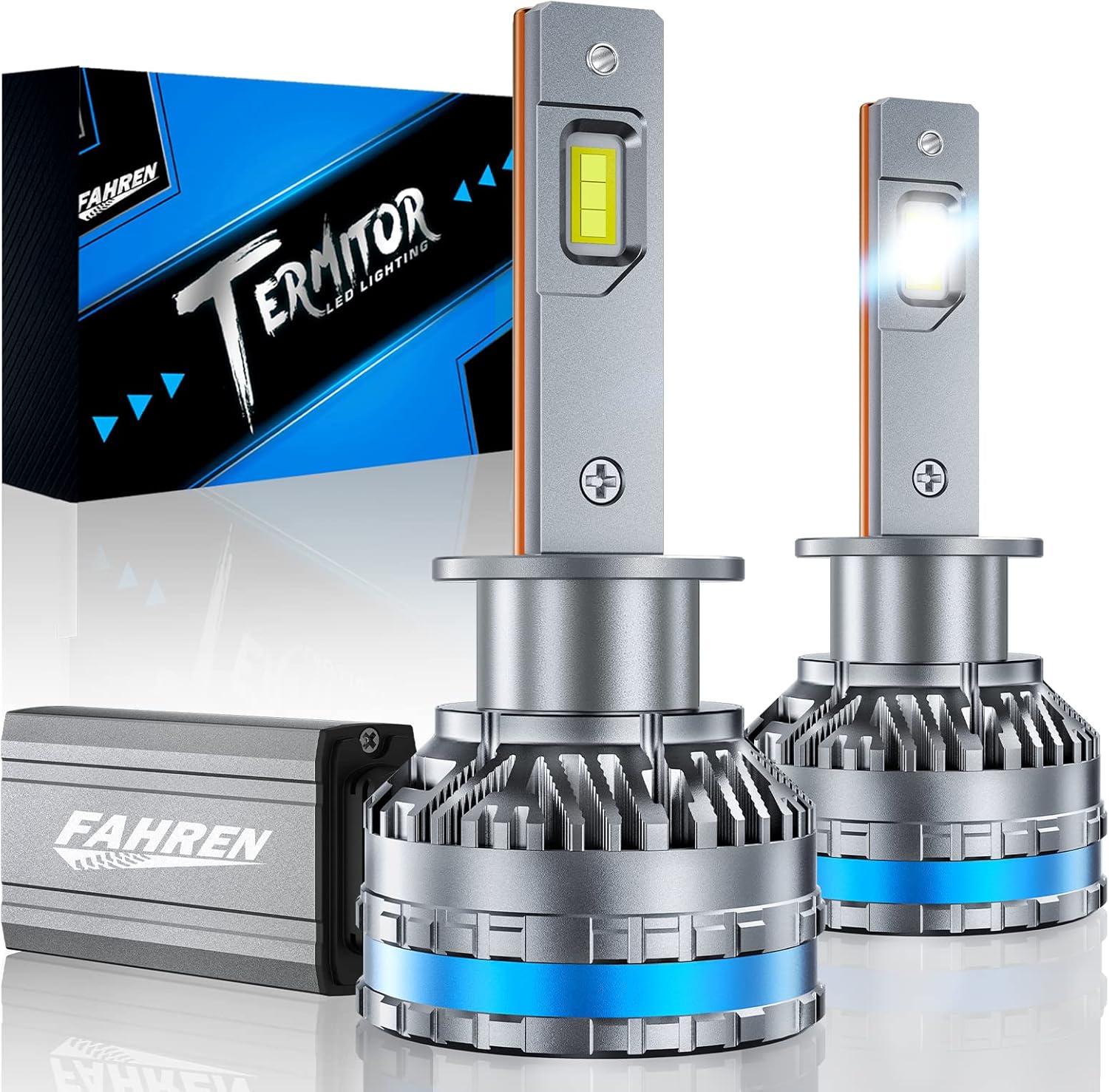 FAHREN H1 Fog Bulbs: 120W 80000LM Bright Tire Lights Upgrade