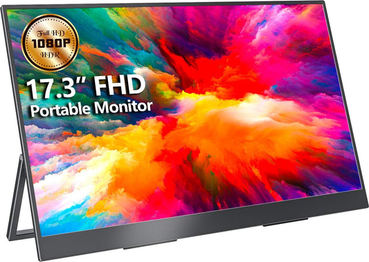 Cocopar 17.3 FHD Portable Monitor - HDR, FreeSync, USB-C