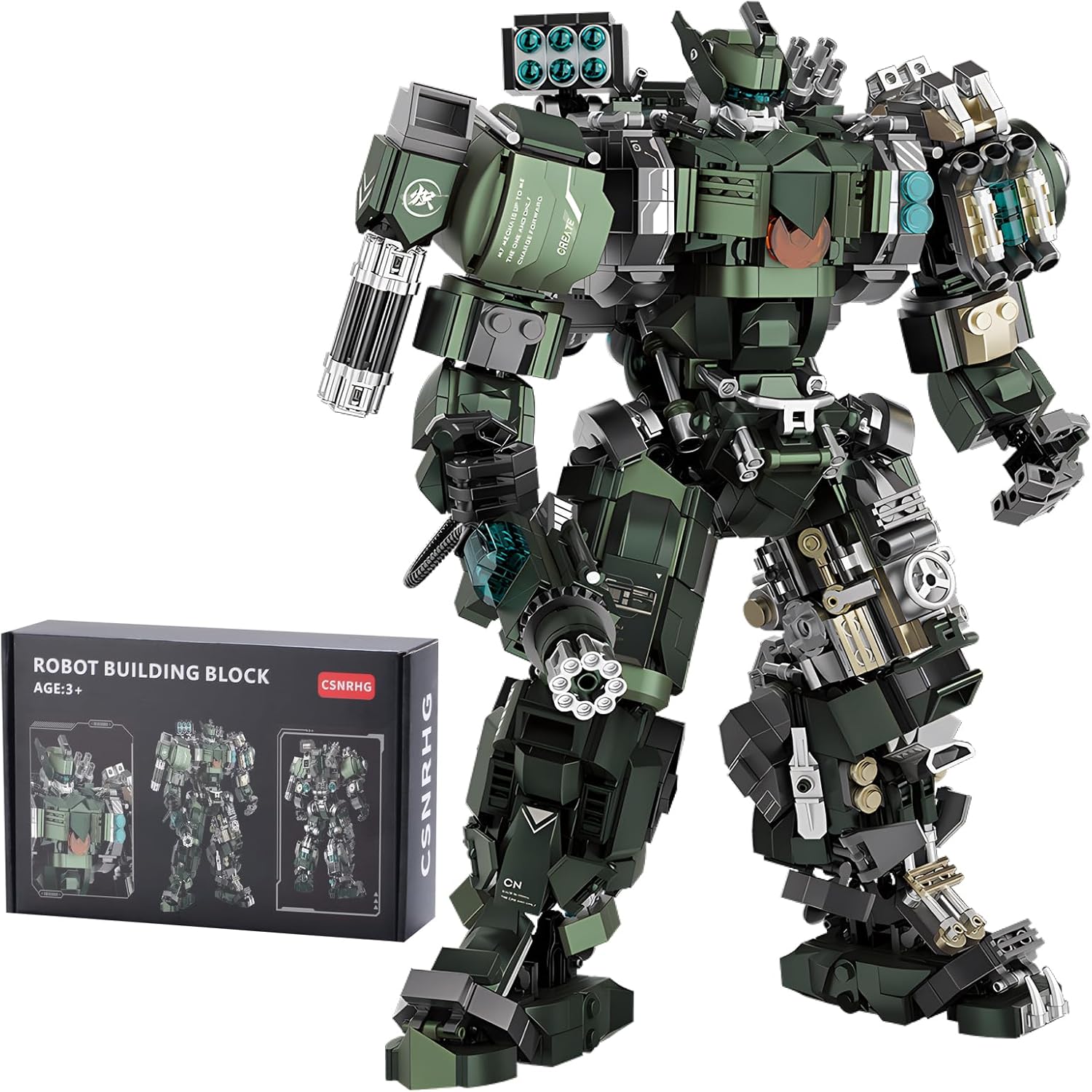 Mech Robot Model Building Blocks Toy Set for Age 8+ Children