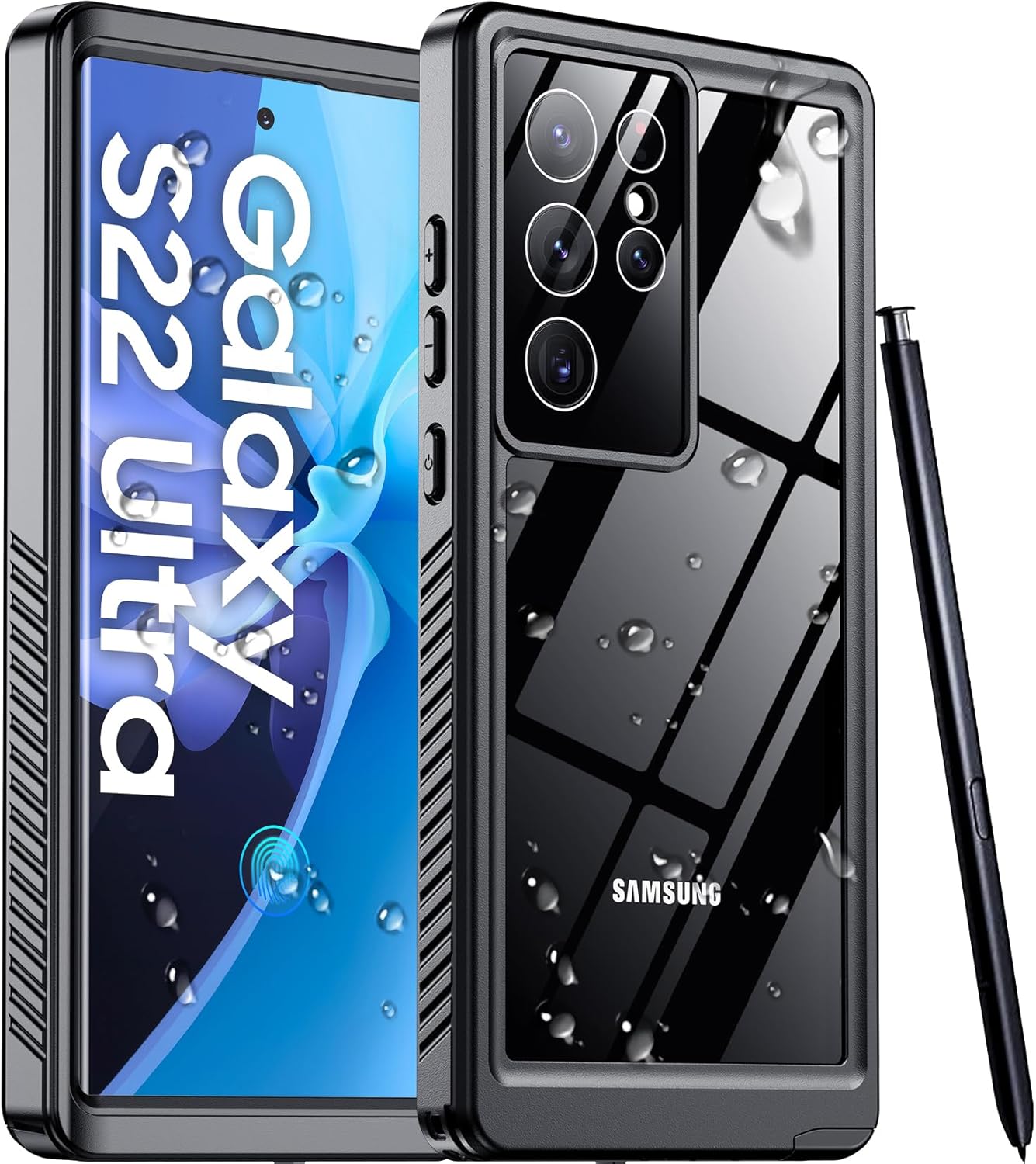 Waterproof Case for Samsung Galaxy S22 Ultra - Shockproof Design