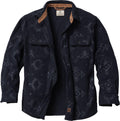 Mens Long Sleeve Fleece Button Up Shirt - Heavyweight Navigator