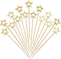 Decorative Gold Star Cocktail Picks - 50 Count