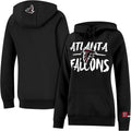 Ultra Game Women's NFL Super Soft Tie Neck Hoodie - Warm & Comfortable
