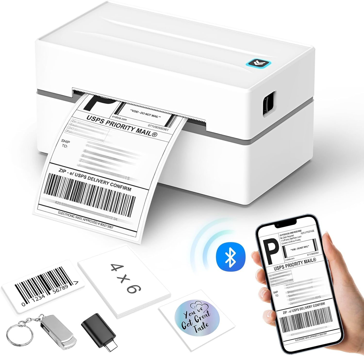Wireless 4x6 Shipping Label Printer - AnyCash